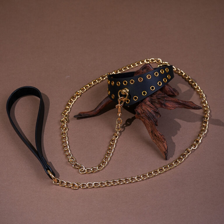 Kettenhalsband-Bondage-BDSM