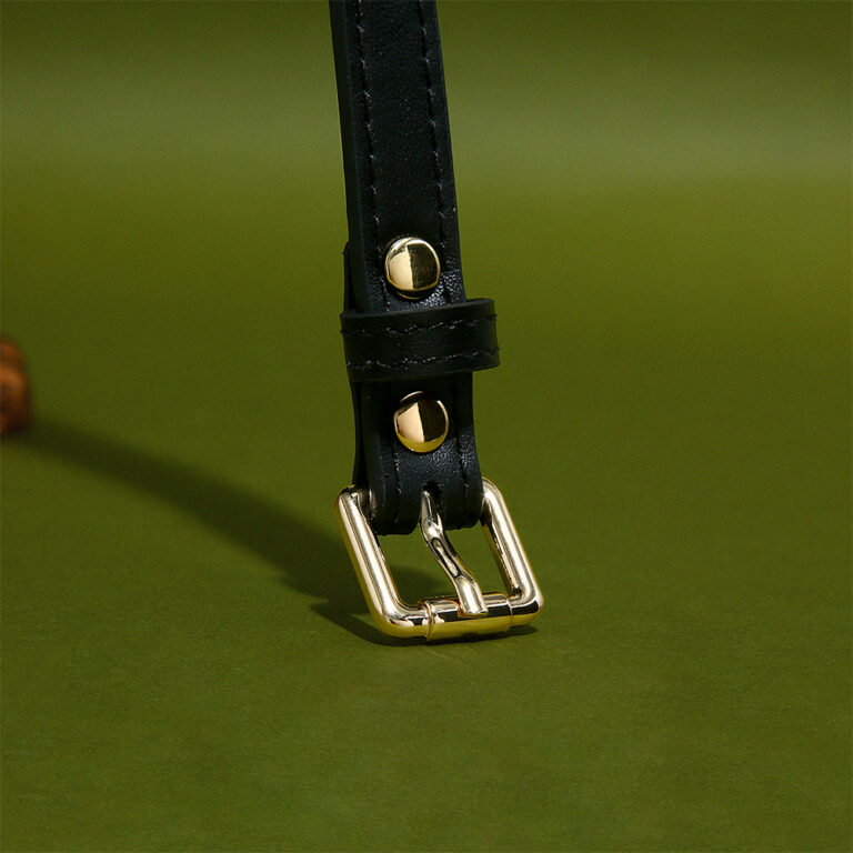Belle Époque Leather Blindfold