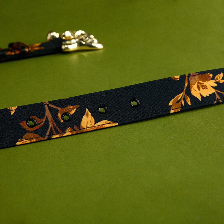 BAROQUE BROCADE STATEMENT BELT