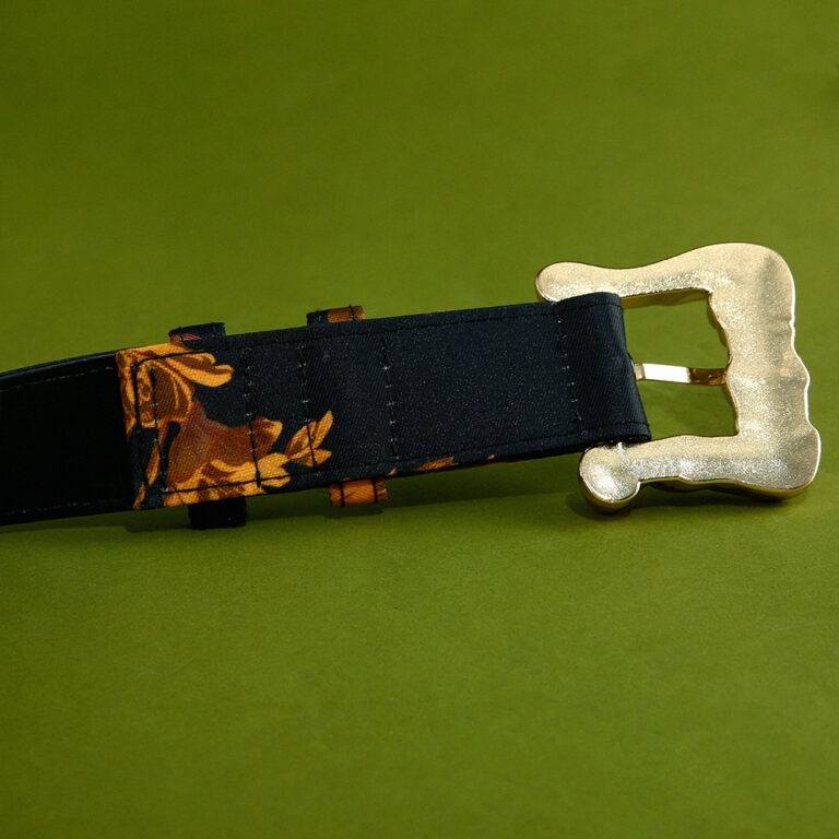 BAROQUE BROCADE STATEMENT BELT