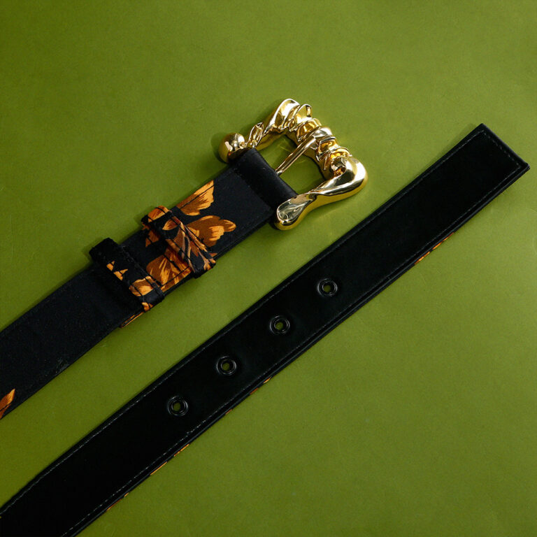 BAROQUE BROCADE STATEMENT BELT