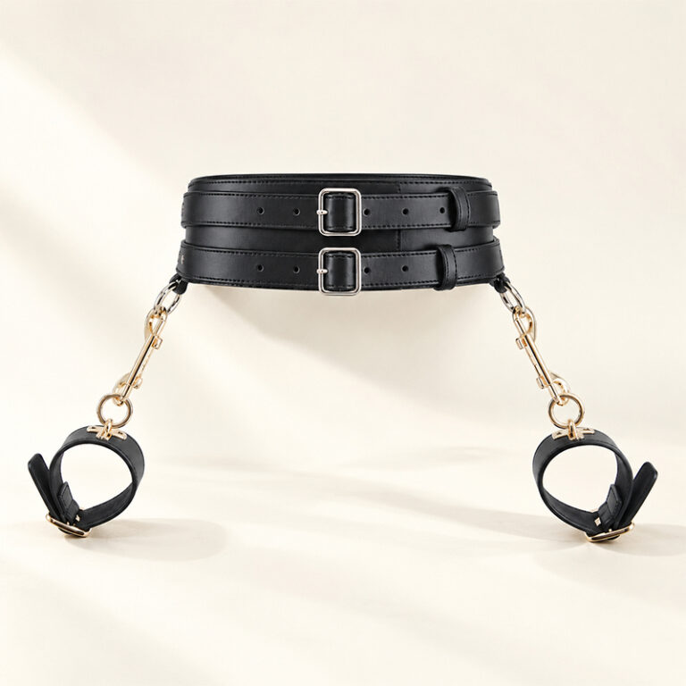 Waist Belt Restraint with Wrist Cuffs